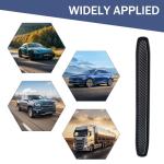 MOXRUQ 4 PCS Car Bumper Guard Strips, Anti-Collision Anti-Scratch Bumper Protector Trim, Universal for Bumper and Door Edge Guard (Carbon Fiber)