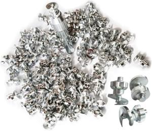 Marrkey Tires Studs/Screw Snow Carbide Spikes/Wheel Tyres Studs for Racing car,Bicycle,Bike,Fat Bikes, Scooters Tires,Running Shoes Boots in Winter 7 * 9.9mm 100PCS