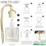 Unisex Amber Sandalwood Car Air Freshener Hanging