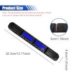 YoRise 2PCS Car Bumper Guard Strip, Anti-Collision Anti-Scratch Car Bumper Protector Trim with Reflective Patch, Foldable Door Edge Guard for Most Cars (Blue)