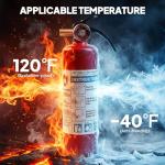 Safewayfire Home Fire Extinguisher, 2.5 lb Dry Chemical for Kitchen, Car, Vehicle, UL Rated 1-A:10-B:C, 1-Pack