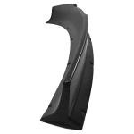 Trunk Spoiler Wing Compatible with 2010-2013 Chevrolet Camaro, Ikon Style Black PP Added On Rear Trunk Spoiler Lip Wing by IKON MOTORSPORTS, 2011 2012