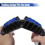 YoRise 2PCS Car Bumper Guard Strip, Anti-Collision Anti-Scratch Car Bumper Protector Trim with Reflective Patch, Foldable Door Edge Guard for Most Cars (Blue)