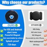 GPS Tracker for Vehicles Cars Motorcycles,No Monthly Fee No Subscription,Real-Time Location Tracking Device, Magnetic Mini GPS Tracker for Car Pets Dogs Elderly and Valuables (TG22)