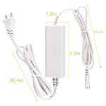 Charger Kits for Wii U Gamepad, AC Power Adapter Charger and USB Charging Cord for Nintendo Wii U Gamepad Remote Controller
