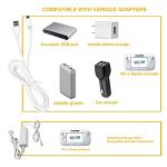 Charger Kits for Wii U Gamepad, AC Power Adapter Charger and USB Charging Cord for Nintendo Wii U Gamepad Remote Controller