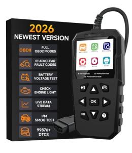 OBD2 Scanner,V880 Check Engine Light Code Reader for Cars and Trucks with Reset,Live Data,I/M Smog Test, Scan Tool Diagnostic Scanner for All OBDII Vehicles After 1996,Work for DIY,Home Use,Mechanic