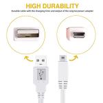 Charger Kits for Wii U Gamepad, AC Power Adapter Charger and USB Charging Cord for Nintendo Wii U Gamepad Remote Controller