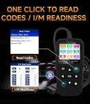 OBD2 Scanner,V880 Check Engine Light Code Reader for Cars and Trucks with Reset,Live Data,I/M Smog Test, Scan Tool Diagnostic Scanner for All OBDII Vehicles After 1996,Work for DIY,Home Use,Mechanic