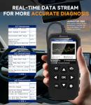 OBD2 Scanner,V880 Check Engine Light Code Reader for Cars and Trucks with Reset,Live Data,I/M Smog Test, Scan Tool Diagnostic Scanner for All OBDII Vehicles After 1996,Work for DIY,Home Use,Mechanic