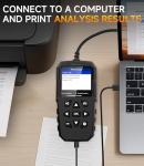 OBD2 Scanner,V880 Check Engine Light Code Reader for Cars and Trucks with Reset,Live Data,I/M Smog Test, Scan Tool Diagnostic Scanner for All OBDII Vehicles After 1996,Work for DIY,Home Use,Mechanic