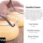 C Classy Hanging Car Air Freshener 2 Pack, Vanilla Cream Essential Oil Diffuser, Long-Lasting Fragrance, Cute Glass Bottle Car Accessories for Women & Men, Made in USA