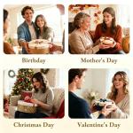 C Classy Hanging Car Air Freshener 2 Pack, Vanilla Cream Essential Oil Diffuser, Long-Lasting Fragrance, Cute Glass Bottle Car Accessories for Women & Men, Made in USA