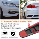 HARFINGTON 8pcs Car Bumper Guard Strip Anti-Collision Anti-Scratch Bumper Protector Trim Universal Front and Rear Bumper Guard for Cars SUV Pickup Truck, Black