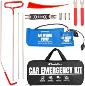 ReadyCore's Car Tool Kit, Stainless Steel Assorted 5th Wheel Pin Puller, Long Distance Hook Tool, Pull Hook J-Hook