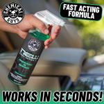 Chemical Guys AIR_101_04 New Car Smell Premium Air Freshener and Odor Eliminator, New Car Scent, (Great for Cars, Trucks, SUVs, RVs & More) 4 fl oz