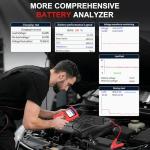 TopDiag T300PRO OBD2 Scanner Diagnostic Tool & 12V/24V Battery Tester, Automotive Scan Tool for Check Engine Light, Live Data, Car Code Reader and Car Battery Health Analyzer