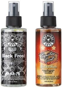 Chemical Guys AIR_302_04 Black Frost Scent and Signature Scent Combo Pack, Great for Cars, Trucks, SUVs, RVs, Home, Office & More (2-4 fl oz Items)
