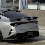 STSEV01 Rear Window Spoiler Roof Wing Fit for KIA K5 2021-2025 2026 EX/LX/LXS/GT/GT-Line, Glossy Black Sporty Style Top Wing Lip Exterior Accessories