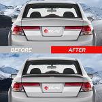 cciyu Black ABS Rear Spoiler Wing Accessories for 2008 2009 2010 2011 2012 for Honda Accord Sedan Trunk Spoiler Wing