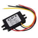AITRIP 2PCS DC 12V to 5V 3A 15W Buck Converter Module,Reduced Voltage Regulator Car Power Converter Output Power Adapter, Wire Interface