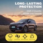 2PCS Titanium Ceramic Wax Cream, Strong Protection Car Coating Polishing Wax, Auto Car Scratch Repair Remover Paste, Polish Vehicle Paint Care, Lasting Protection Mild Formula Polish With Sponge