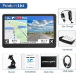 GPS Navigation for Car Truck Drivers 7 inch Navigation Systems for Car with Voice Guidance and Speed Camera Warning 2D&3D map Americas Maps Free Lifetime Map