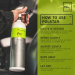 KOCHCHEMIE - Pol Star - Textile, Leather & Suede Cleaner; Natural Cleaner, Protection Formula; No Water Marks (1 Liter)