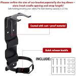 2 Pack Fire Extinguisher Brackets, 2.5 LB Fire Extinguisher Wall Mount Bracket, Metal Heavy Duty Fire Extinguishers Holder for Home, Car, RV, Truck, Mini Fire Extinguishers (Non-Universal)