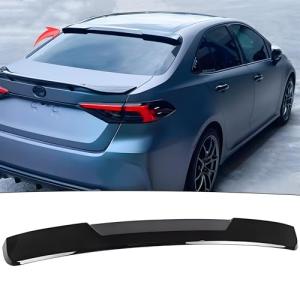 NEESPOC Rear Window Roof Spoiler Visor Wing Compatible with Toyota Corolla Sedan L/LE/SE/XLE/XSE 2020 2021 2022 2023 2024 2025 2026 Top Wing Lip Accessories (Glossy Black)