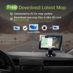 GPS Navigator for Car, Small Size for Limited Cab, 2026 Offline Map with Free Updates Lifetime, 5-inch Touchscreen, Satallete Navigation, Voice Guidance, Speed & Traffic Alerts, Custom Car Routing