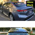 NEESPOC Rear Window Roof Spoiler Visor Wing Compatible with Toyota Corolla Sedan L/LE/SE/XLE/XSE 2020 2021 2022 2023 2024 2025 2026 Top Wing Lip Accessories (Glossy Black)