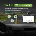 GPS Navigator for Car, Small Size for Limited Cab, 2026 Offline Map with Free Updates Lifetime, 5-inch Touchscreen, Satallete Navigation, Voice Guidance, Speed & Traffic Alerts, Custom Car Routing