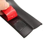 Lemonbest Universal 2.5M Car Front Bumper Lip Splitter Spoiler Rubber Skirt Protector Body Trim 8.2ft (Black Protector)