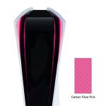 Pink Console Light Bar LED Carbon Fiber Texture Sticker Self-Adhesive for PlayStation 5 Decoration Parts