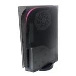 Pink Console Light Bar LED Carbon Fiber Texture Sticker Self-Adhesive for PlayStation 5 Decoration Parts