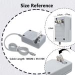 COMeap 3DS Charger Compatible with Nintendo 3DS/ New 3DS/ 2DS/ 2DS XL/DSi XL 100-240V Wall Plug Adapter - with Original Replacement Power Charging Cord 3FT