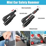 AUTODECO Car Roadside Emergency Kit, Portable Car Safety Kit Car Kits for Emergency, Black