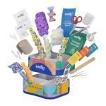 Welly Comprehensive First Aid Kit - FSA Eligible - Adhesive Bandages, Tape and Non-Stick Pads, Butterfly Strips, Cleansing Wipes, Ointments, Gauze, and More - 240 Pieces