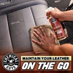 Chemical Guys Leather Quick Detailer - Interior Cleaner and Conditioner for Natural, Synthetic, Pleather, and More, Safe for Car Seats, Furniture, Apparel, Shoes & Boots, Leather Scented - 16 fl oz