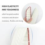 2PCS Rubber Car Bumper Guard,Anti-Collision Anti-Scratch Car Rear Bumper Protector Strip,Universal Cars Bumpers Protector Guard Cars Exterior Accessories for Trucks SUVs (White)