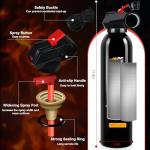 Fire Extinguishers with Mount Bracket - 2 Packs Small Portable Fire Extinguisher for Home, Kitchen, Car, Boat, RV, Vehicle - 620ml Water-Based Fire Extinguisher for Class A, B, C, K Fire