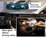 2 PCS Car Rear View Mirror Anti-Glare Film - Interior Rearview Mirror Membrane - Anti-Scratch Sticker - Safe Driving Protective Film
