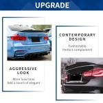 XPHAZZ Carbon Fiber Pattern F30 Spoiler PSM-Style Compatible with (2013-2018) 3 Series F30 Sedan / F80 M3 Sedan