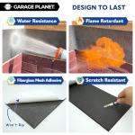 Garage Planet H1 Garage Wall Protector Car Door Wall Protector, Tool-Free, Designed in Australia (White, 2 Pack)