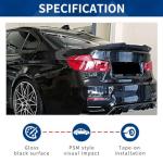 XPHAZZ Carbon Fiber Pattern F30 Spoiler PSM-Style Compatible with (2013-2018) 3 Series F30 Sedan / F80 M3 Sedan