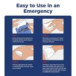 Adventure Medical Kits QuikClot Advanced Clotting Gauze - Stops Bleeding Up to 5X Faster Than Standard Gauze - Kaolin Hemostatic Dressing - for First Aid Kits & Survival Gear - 3 x 24