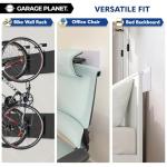 Garage Planet H1 Garage Wall Protector Car Door Wall Protector, Tool-Free, Designed in Australia (White, 2 Pack)
