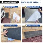 Garage Planet H1 Garage Wall Protector Car Door Wall Protector, Tool-Free, Designed in Australia (White, 2 Pack)