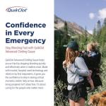 Adventure Medical Kits QuikClot Advanced Clotting Gauze - Stops Bleeding Up to 5X Faster Than Standard Gauze - Kaolin Hemostatic Dressing - for First Aid Kits & Survival Gear - 3 x 24